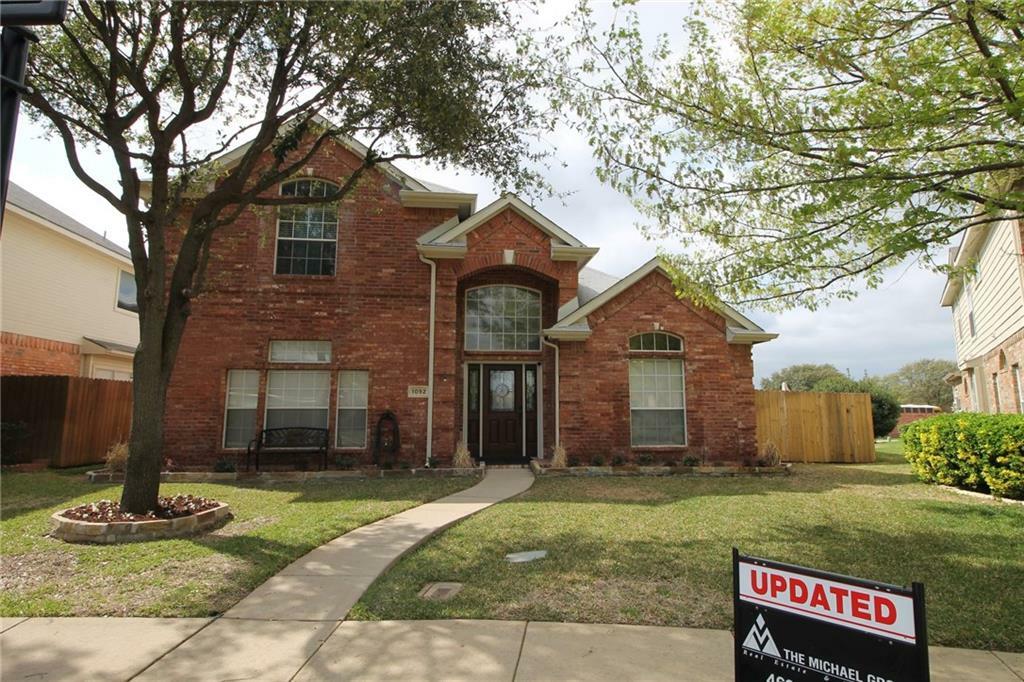 Property Photo: 1092 Jennifer Place TX 75077