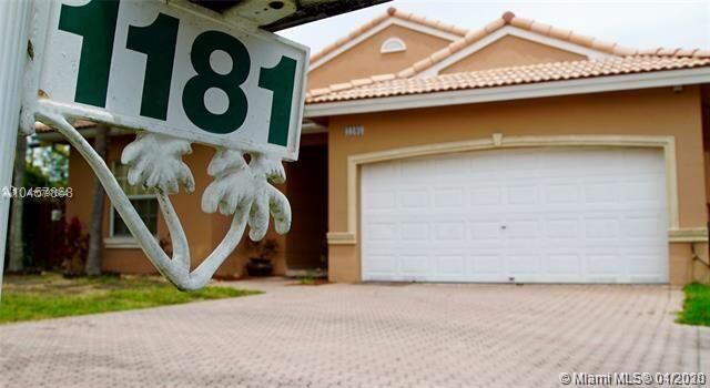 Property Photo: 1181 NW 127th Ct FL 33182