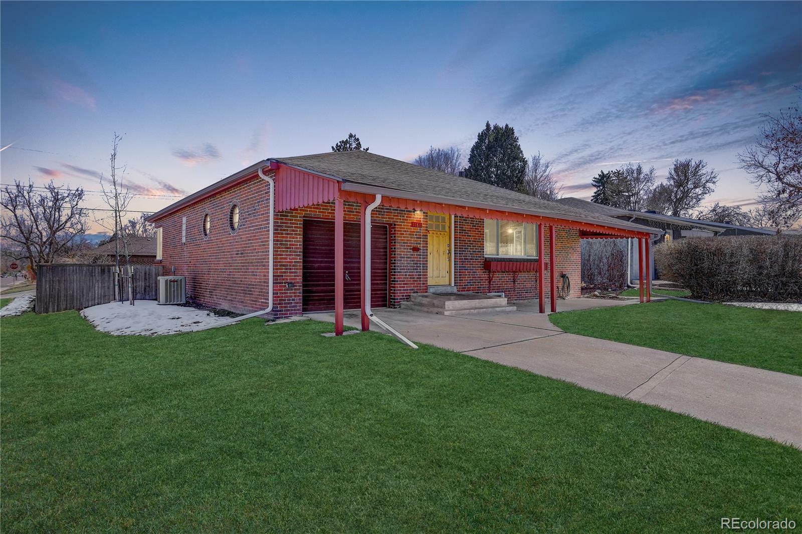 Property Photo: 1180 Ivy Street CO 80220