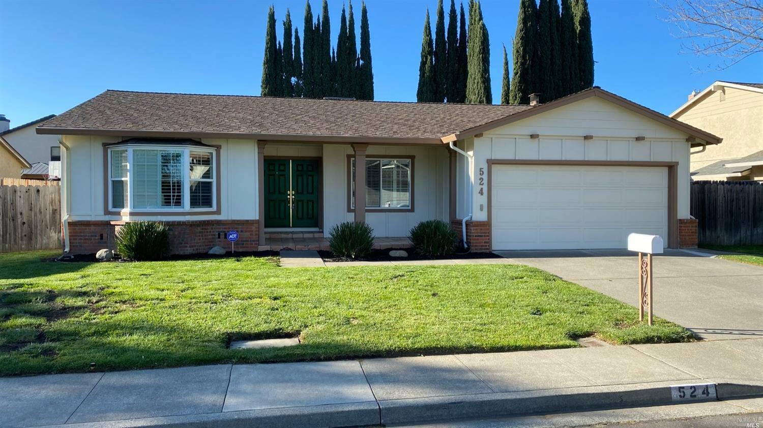 Property Photo:  524 Parkridge Drive  CA 95688 