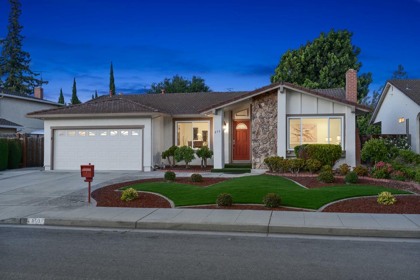 Property Photo: 850 Roble Drive CA 94086