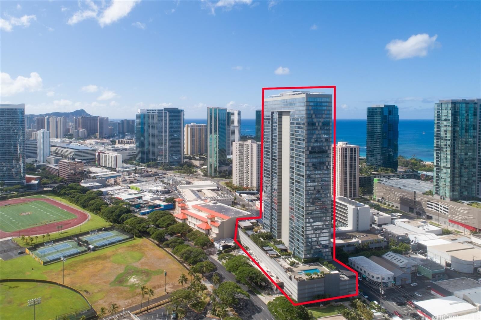 Property Photo:  1009 Kapiolani Boulevard 3203  HI 96814 