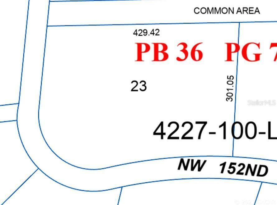Property Photo: Lot 23 NW 152nd Court FL 32669