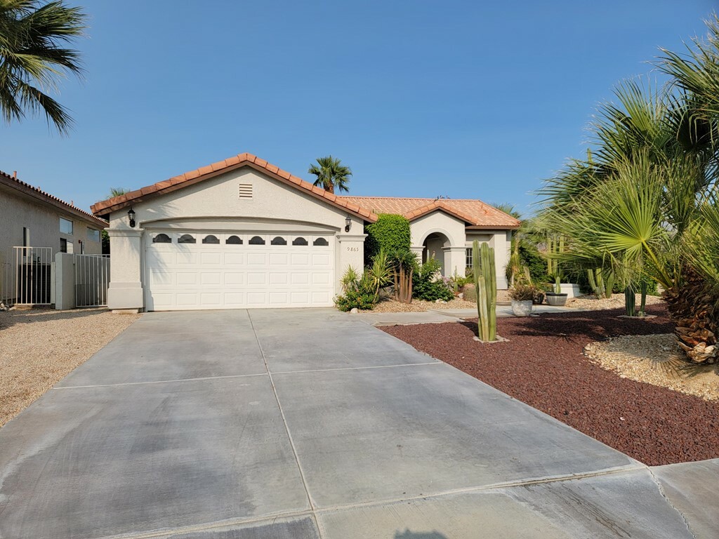 Property Photo: 9865 El Rio Lane CA 92240