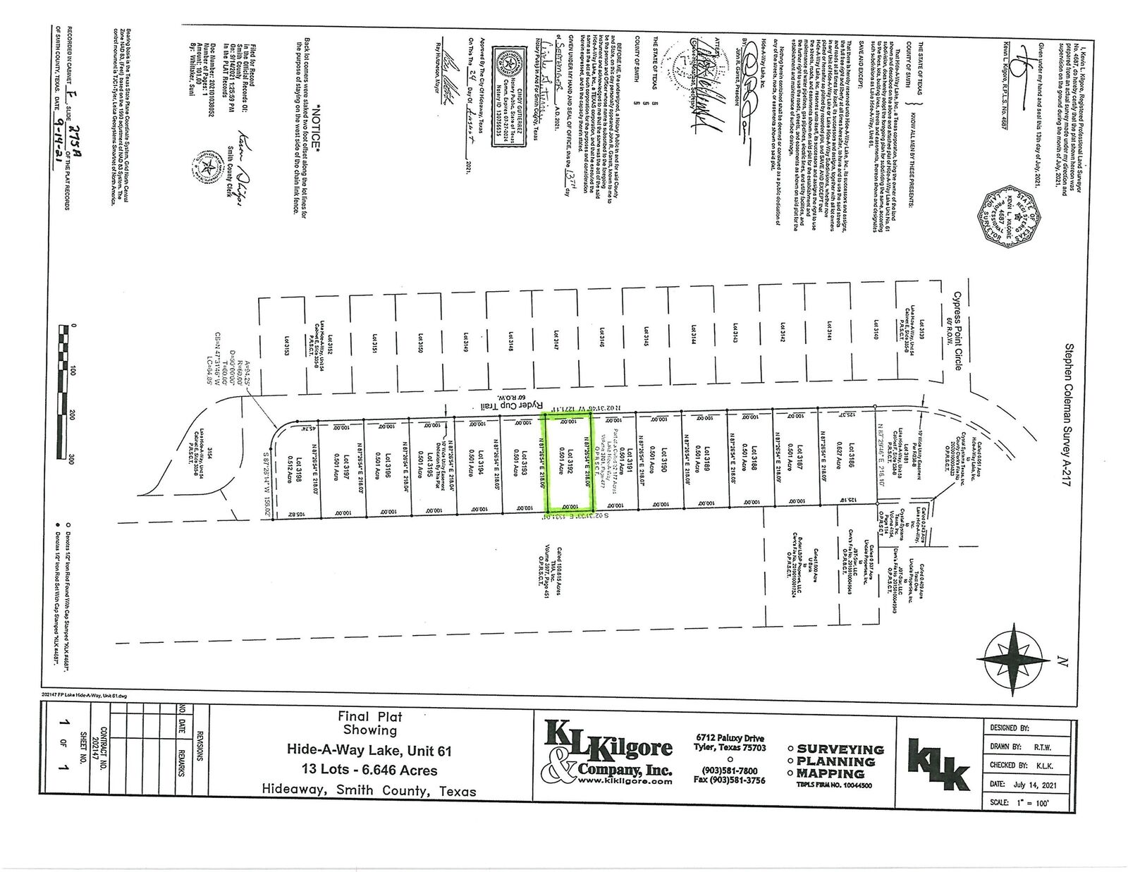 Property Photo:  83 Ryder Cup Trail  TX 75771 