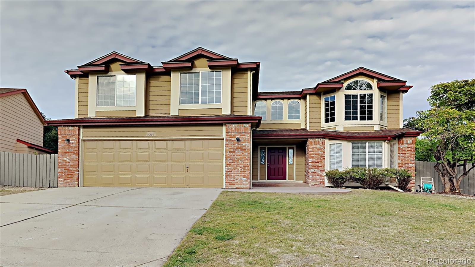 Property Photo: 643 Eaton Circle CO 80027