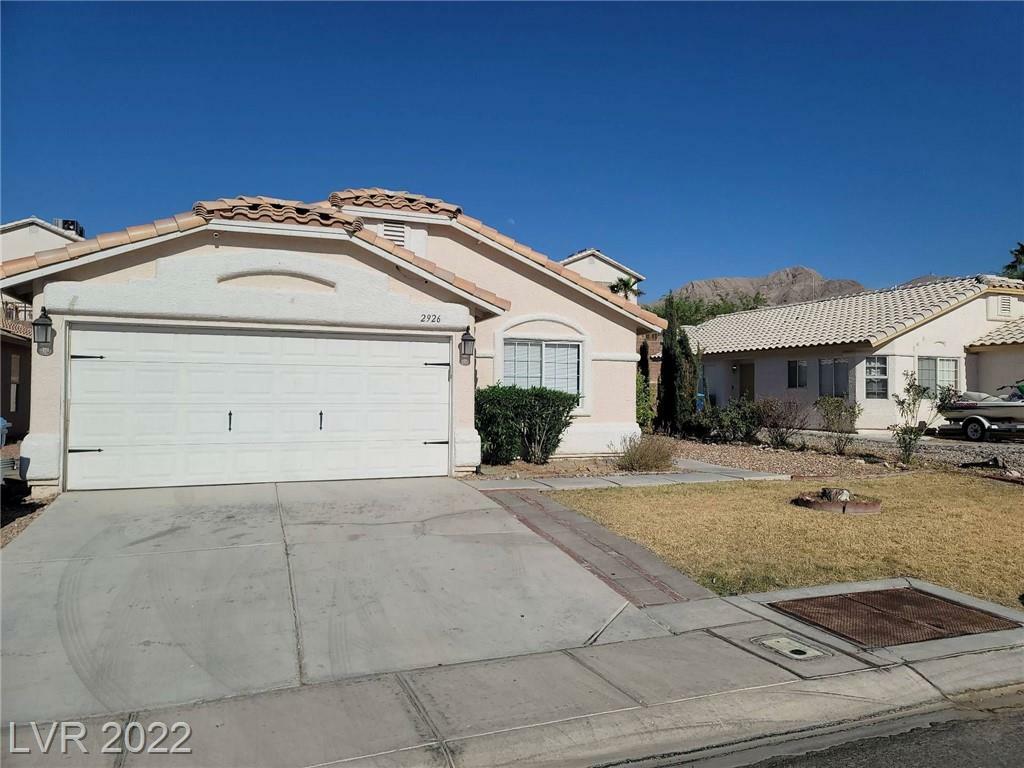 Property Photo:  2926 Galena Peak Lane  NV 89156 