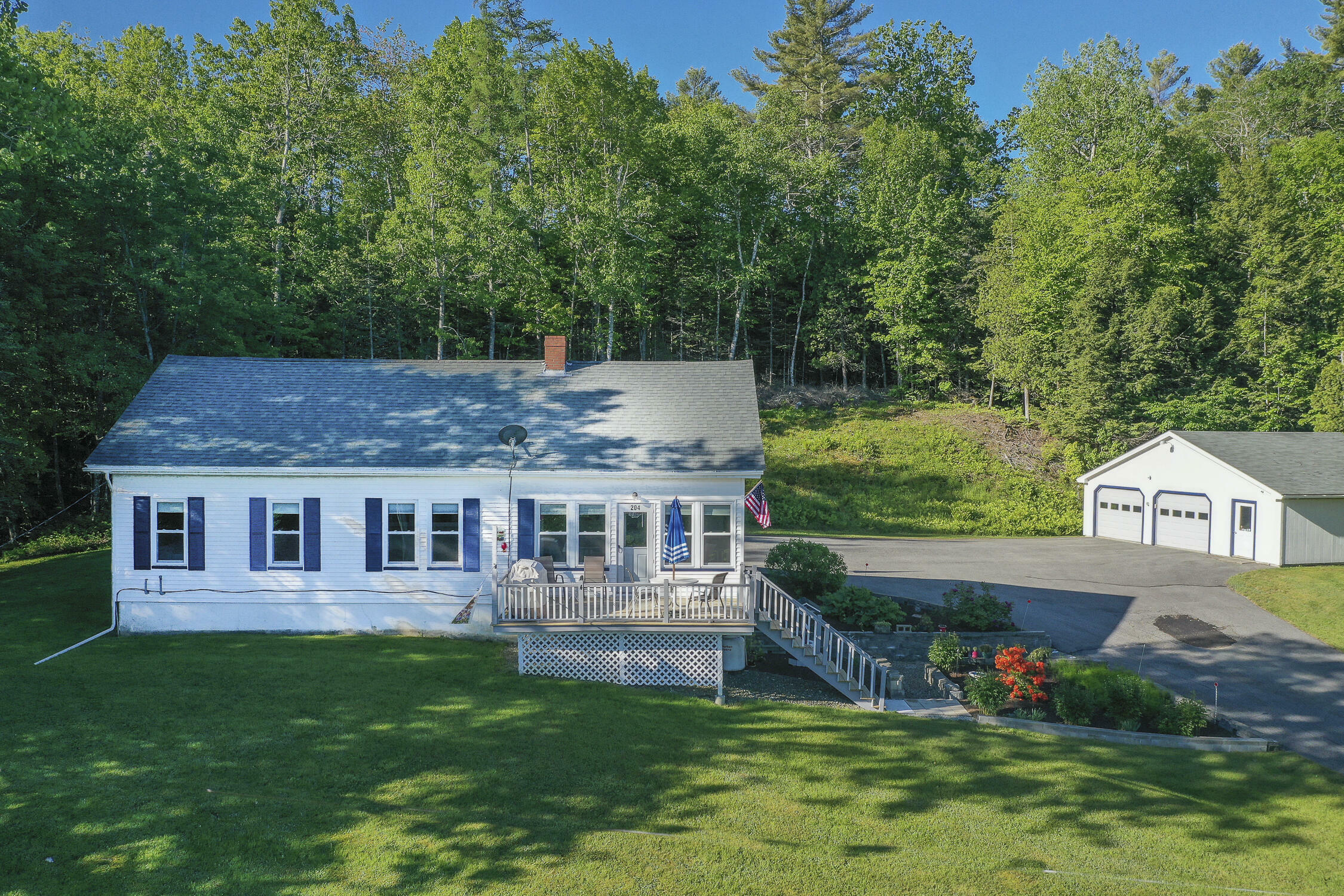 Property Photo:  204 Muskrat Farm Road  ME 04981 