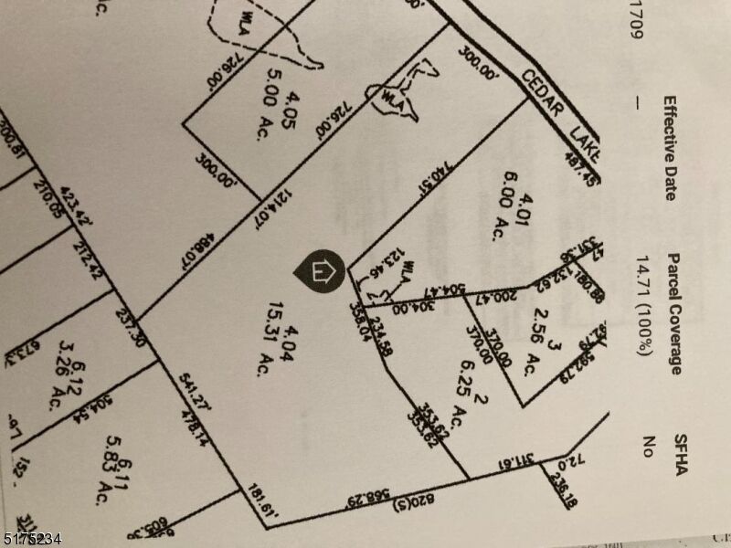 Property Photo:  0 Cedar Lake Road  NJ 07825 