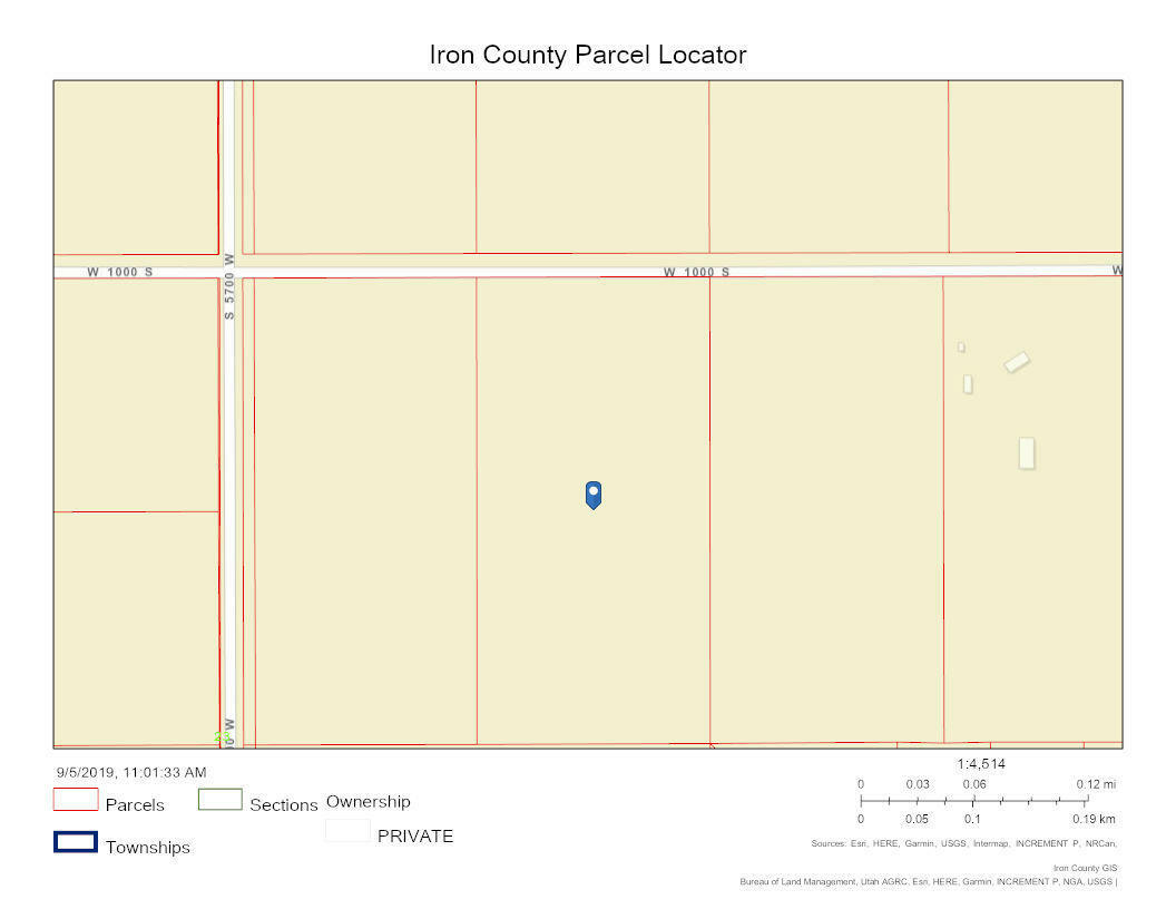 Property Photo:  19.37  Ac E Of South 5700 W  UT 84720 