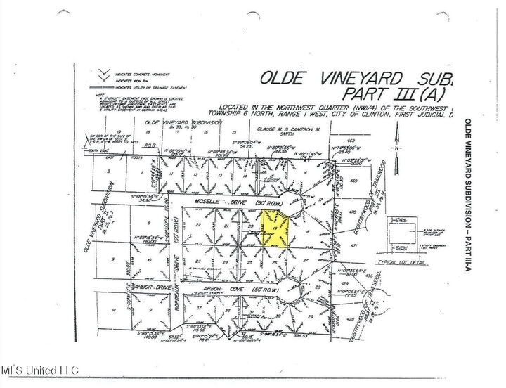 Property Photo: 0 Moselle Drive MS 39056