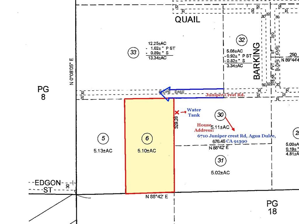 Property Photo: 0 Juniper Crest/Barking Spider Road CA 93510
