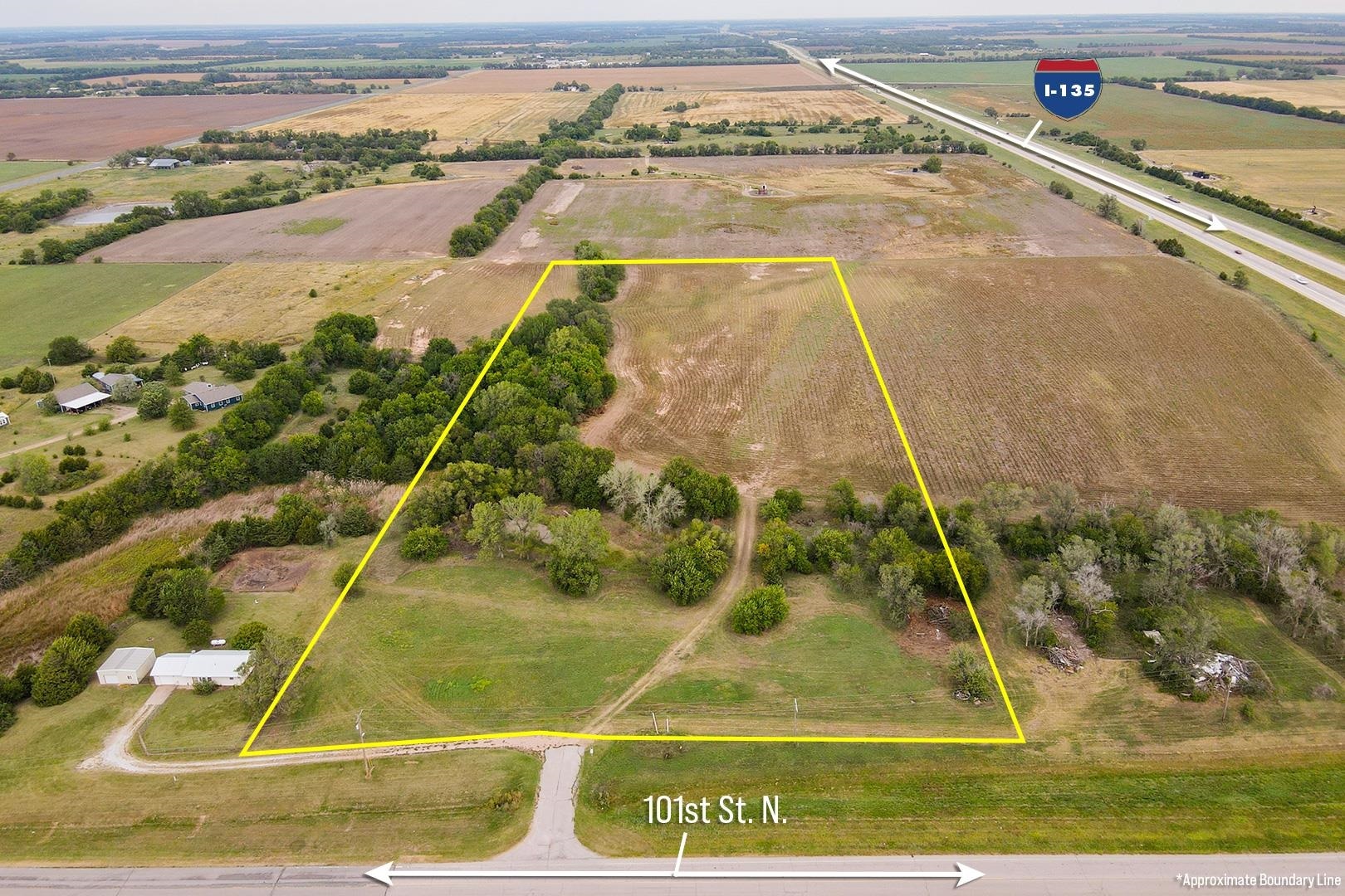 Property Photo:  13.12 +/- Acres E 101st St N  KS 67147 