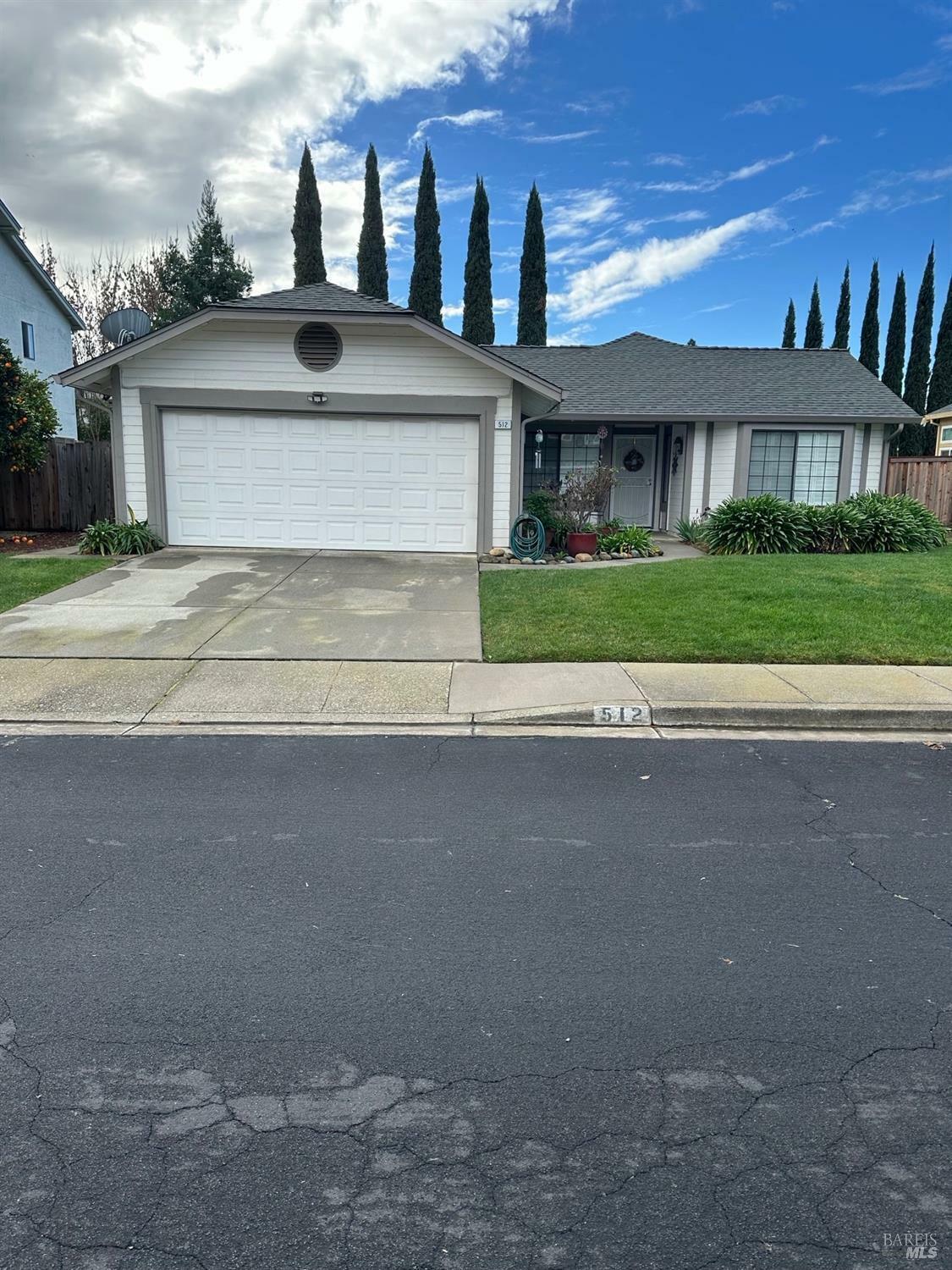 Property Photo:  512 Owl Court  CA 95687 