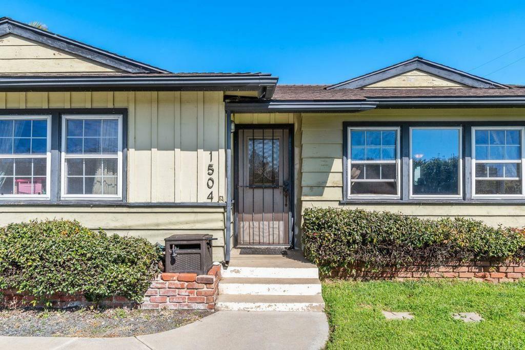 Property Photo: 1504 Kelly Street CA 92054