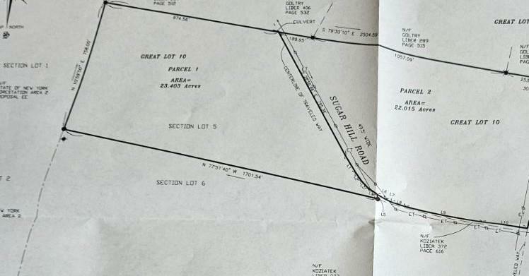 Property Photo: 0 Sugar Hill Road NY 14812