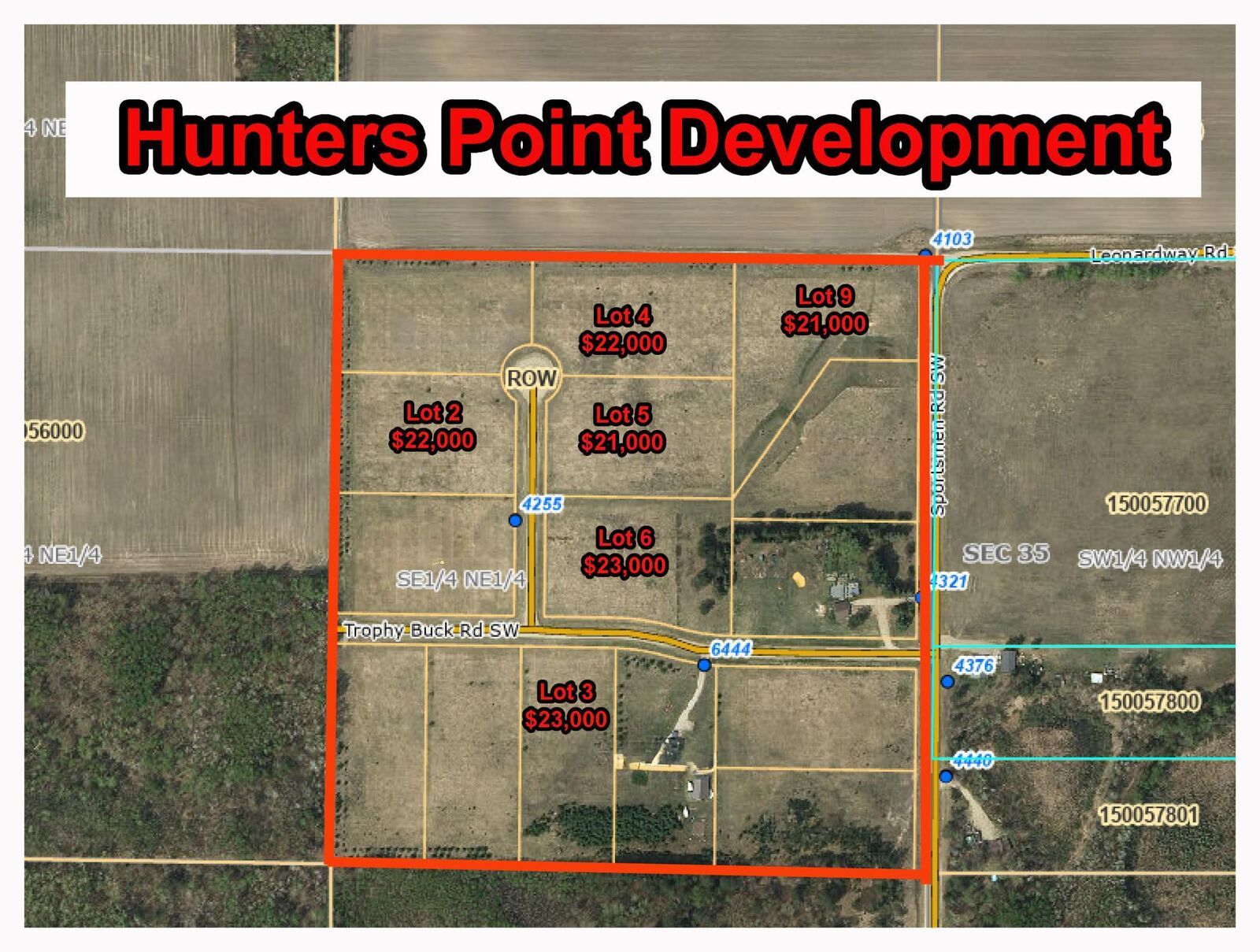 Property Photo:  L2b2 Little Doe Court SW  MN 56601 