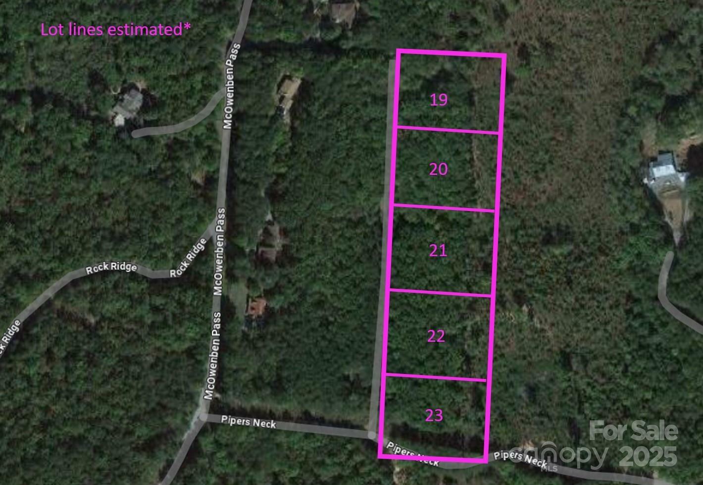 Property Photo: 0 McOwenben Pass 19,22,23 NC 28746