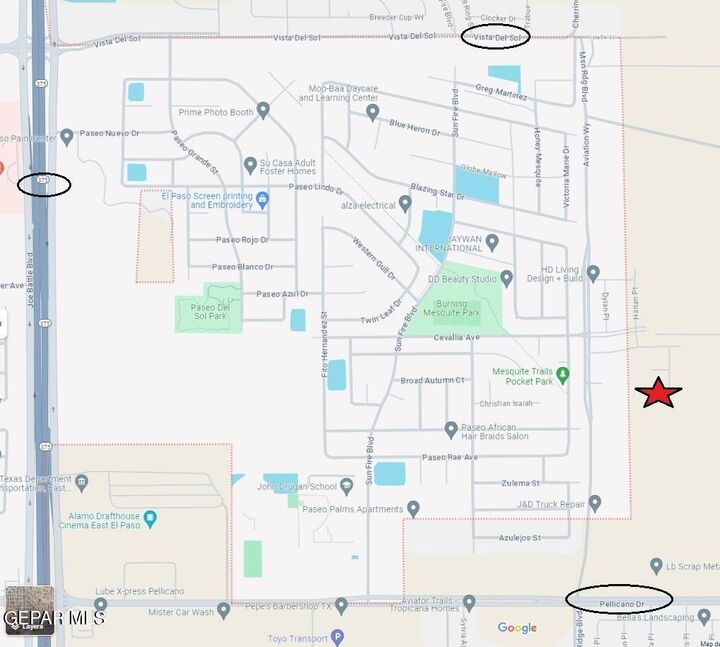 Property Photo:  1353 Costanzo  TX 79928 