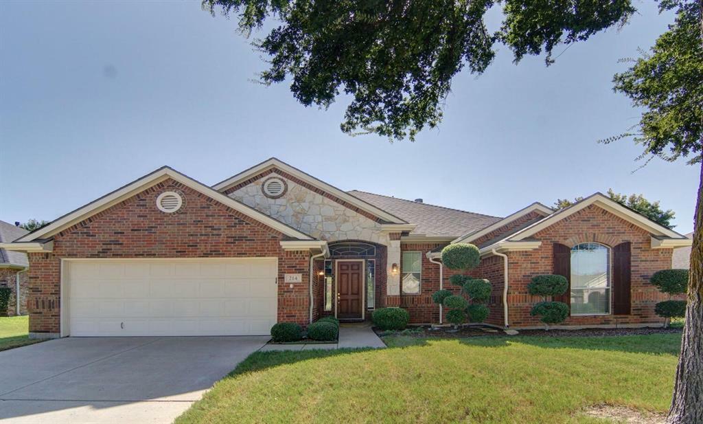 Property Photo:  214 Charlie Way  TX 76087 