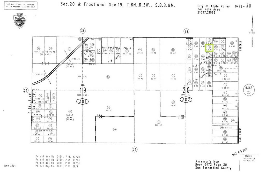 Property Photo:  47230212 S Of Johnson Road  CA 92307 