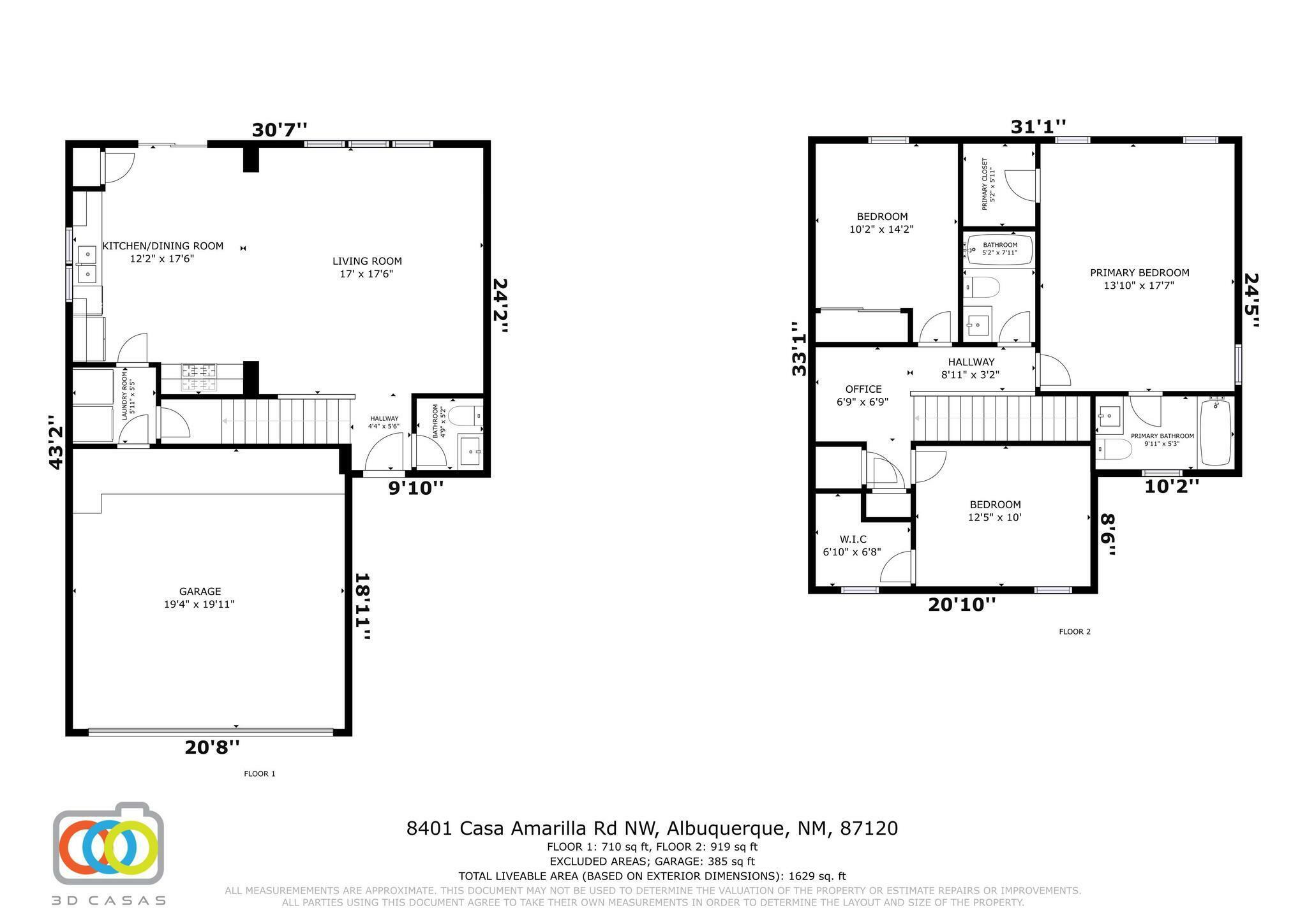 Property Photo:  8401 Casa Amarilla Road NW  NM 87120 