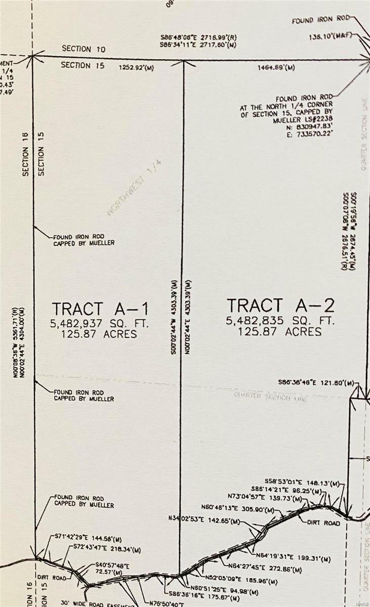 Property Photo:  0 125.87 Ac Tract1-A Clear Creek Road  MO 63071 