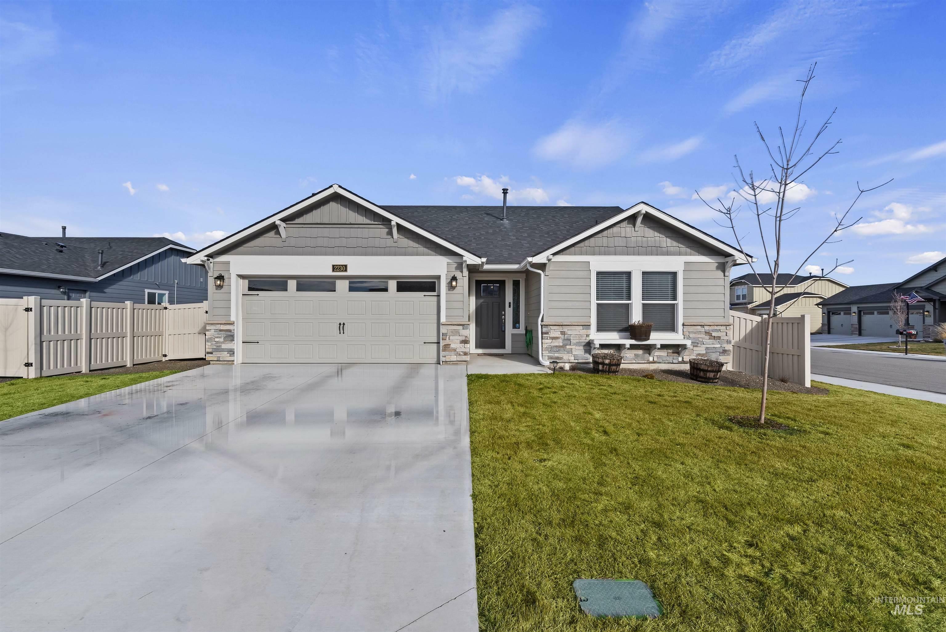 Property Photo: 2230 W Skylar St ID 83686