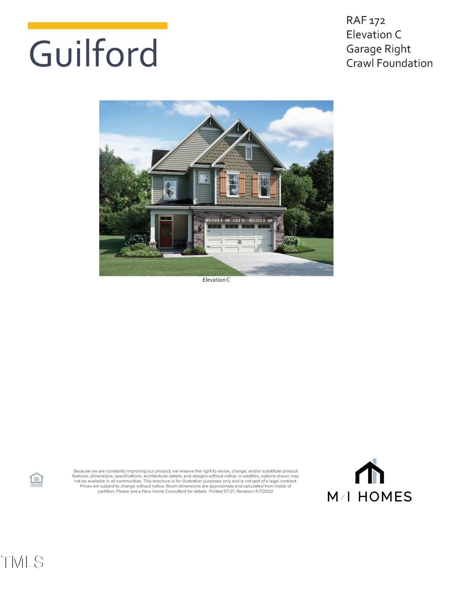 Property Photo: 2480 Field Poppy Drive Lot 172 NC 27502