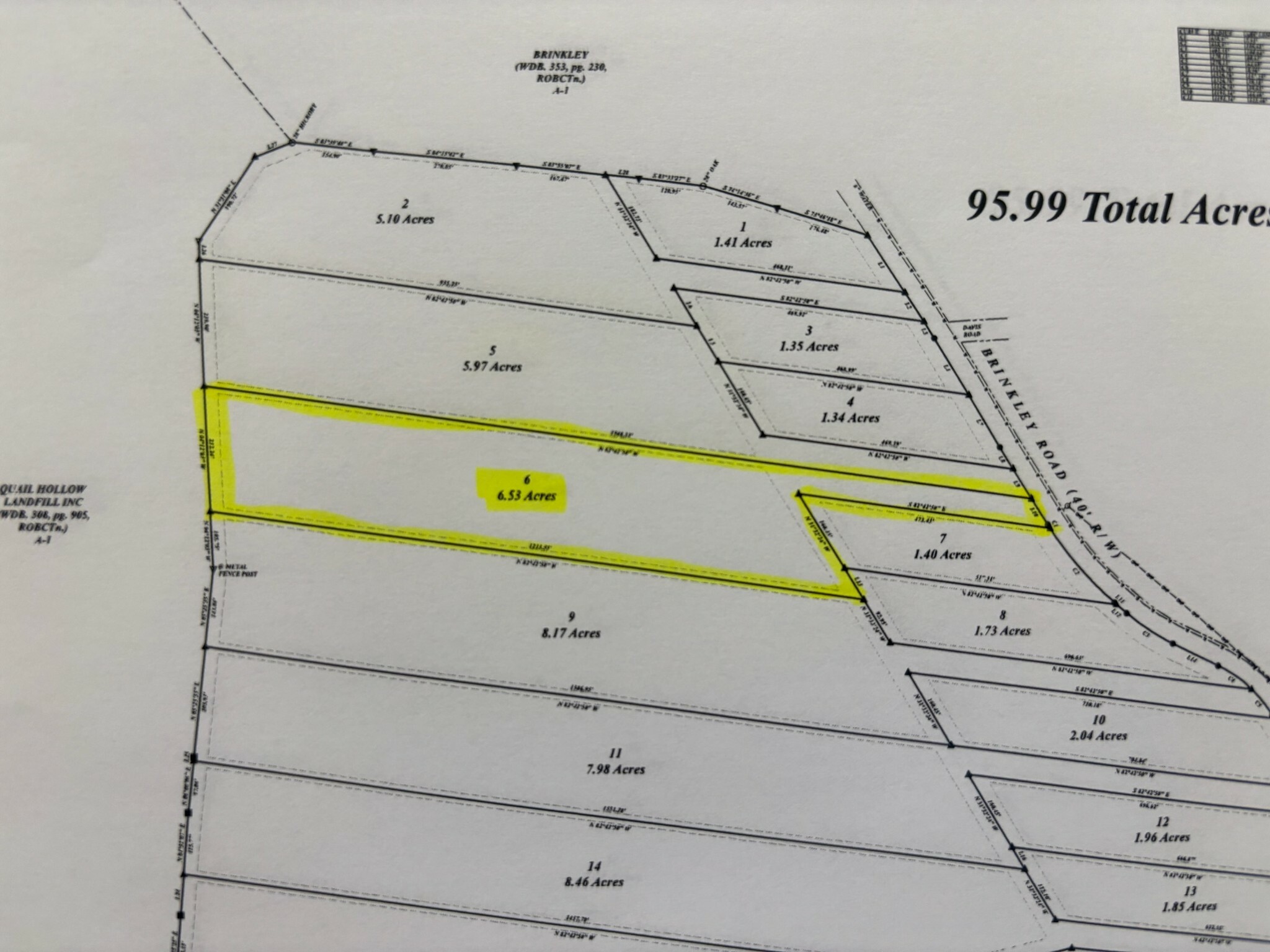 Property Photo: 0 Brinkley Rd TN 37183