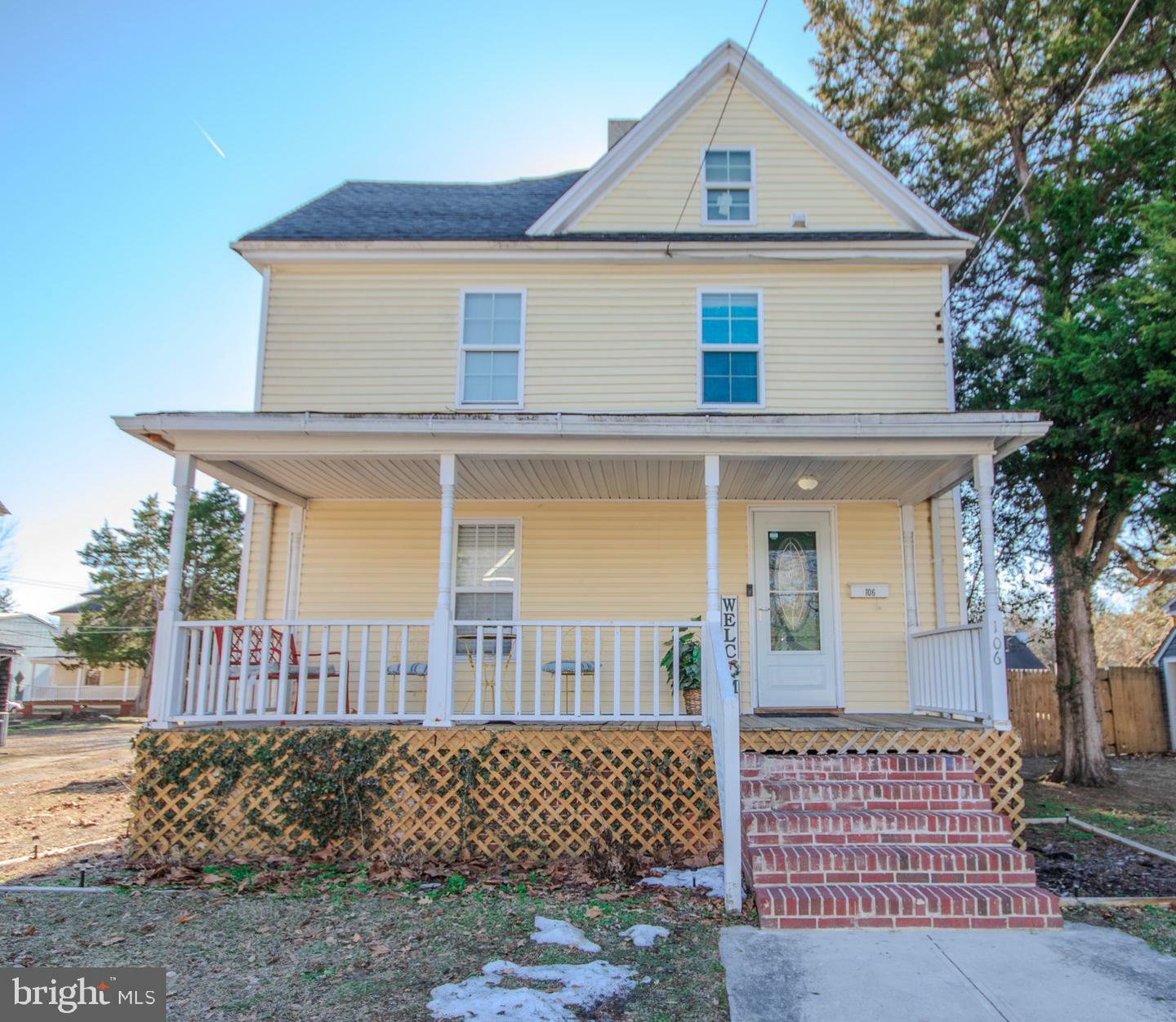 Property Photo:  106 W Philadelphia Avenue  MD 21801 