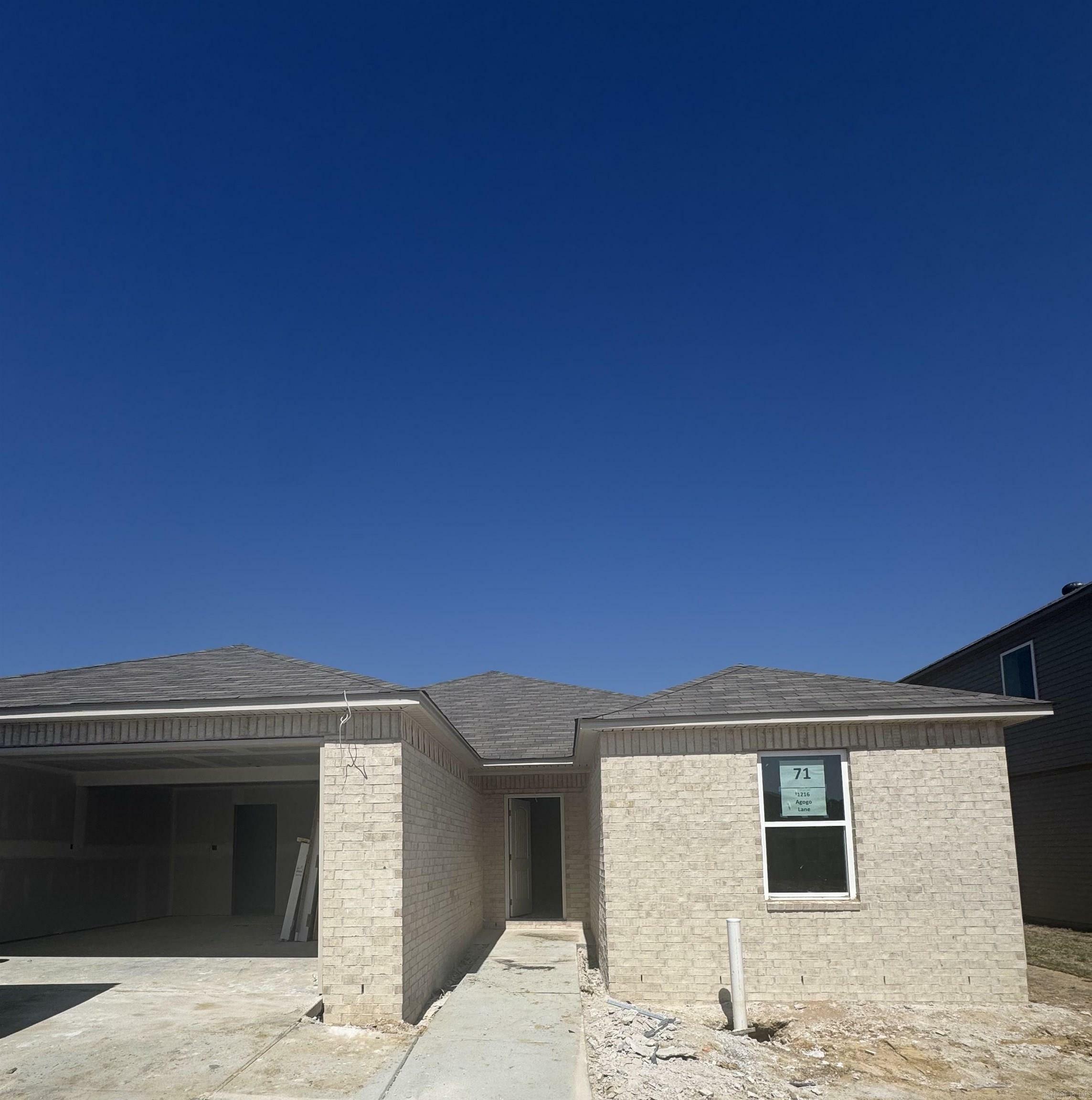 Property Photo: 1216 Agogo Lane Lot 71 AR 72034