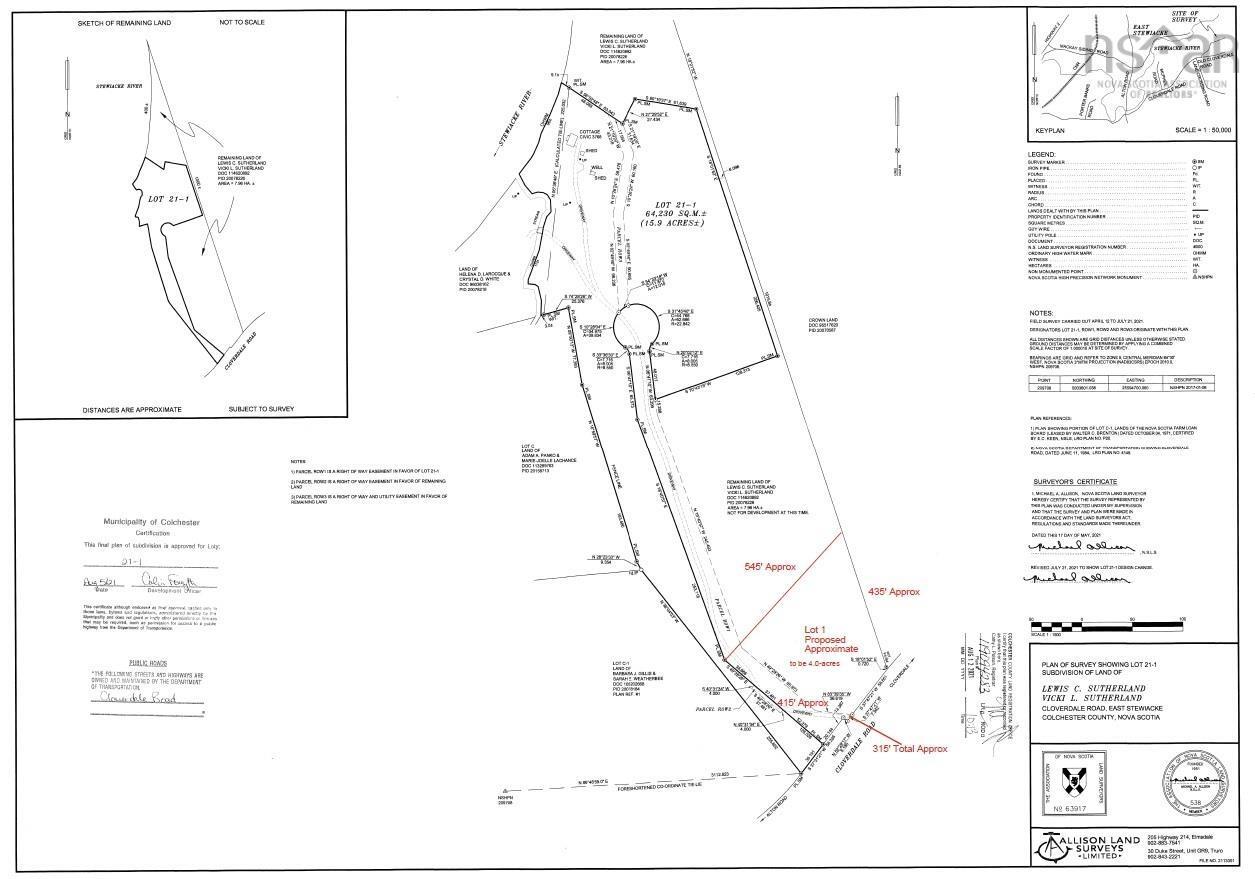 Lot 1 Cloverdale Road  East Stewiacke NS B0N 2J0 photo