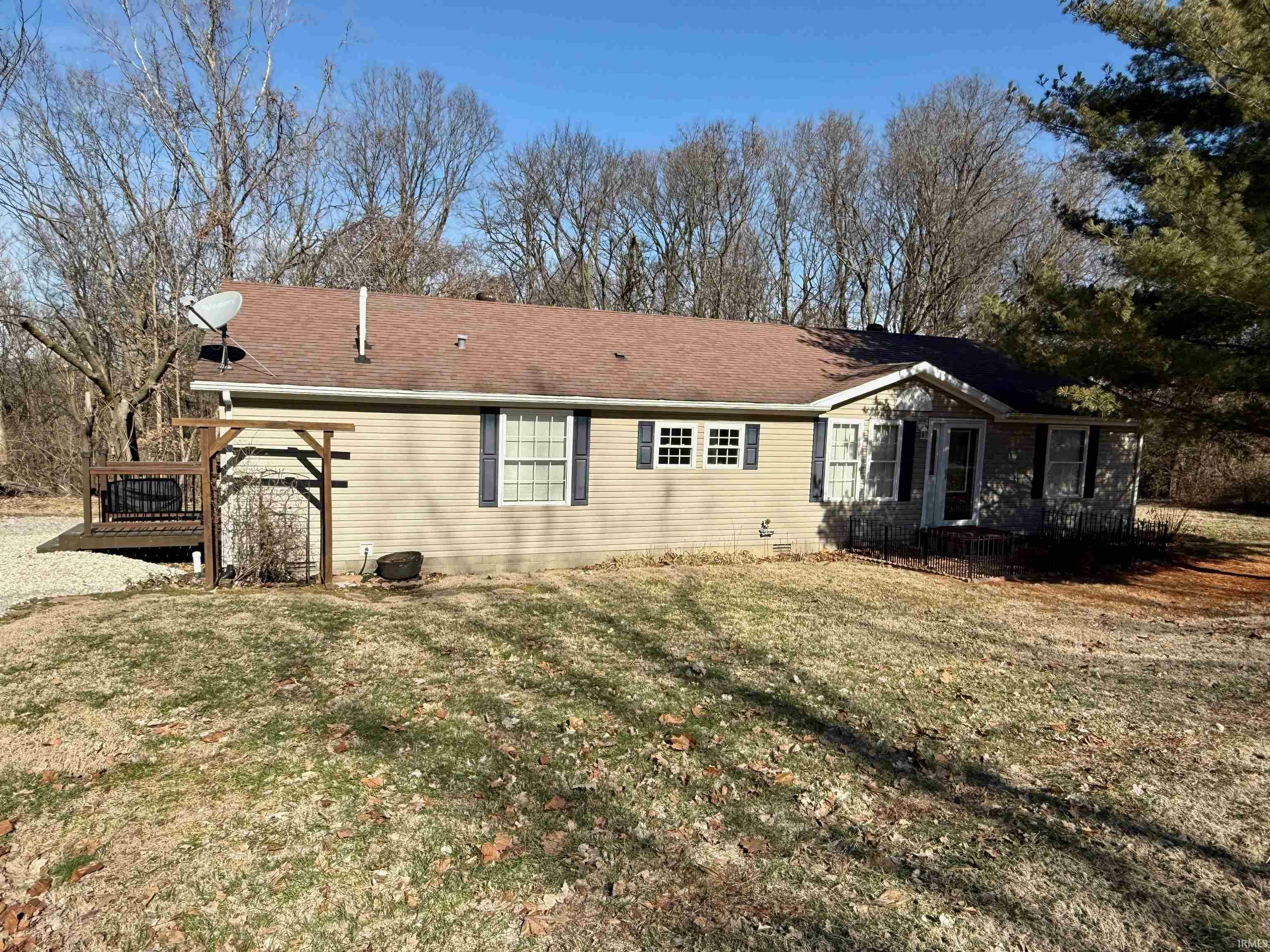 Property Photo:  110 E Old Petersburg Road  IN 47670 