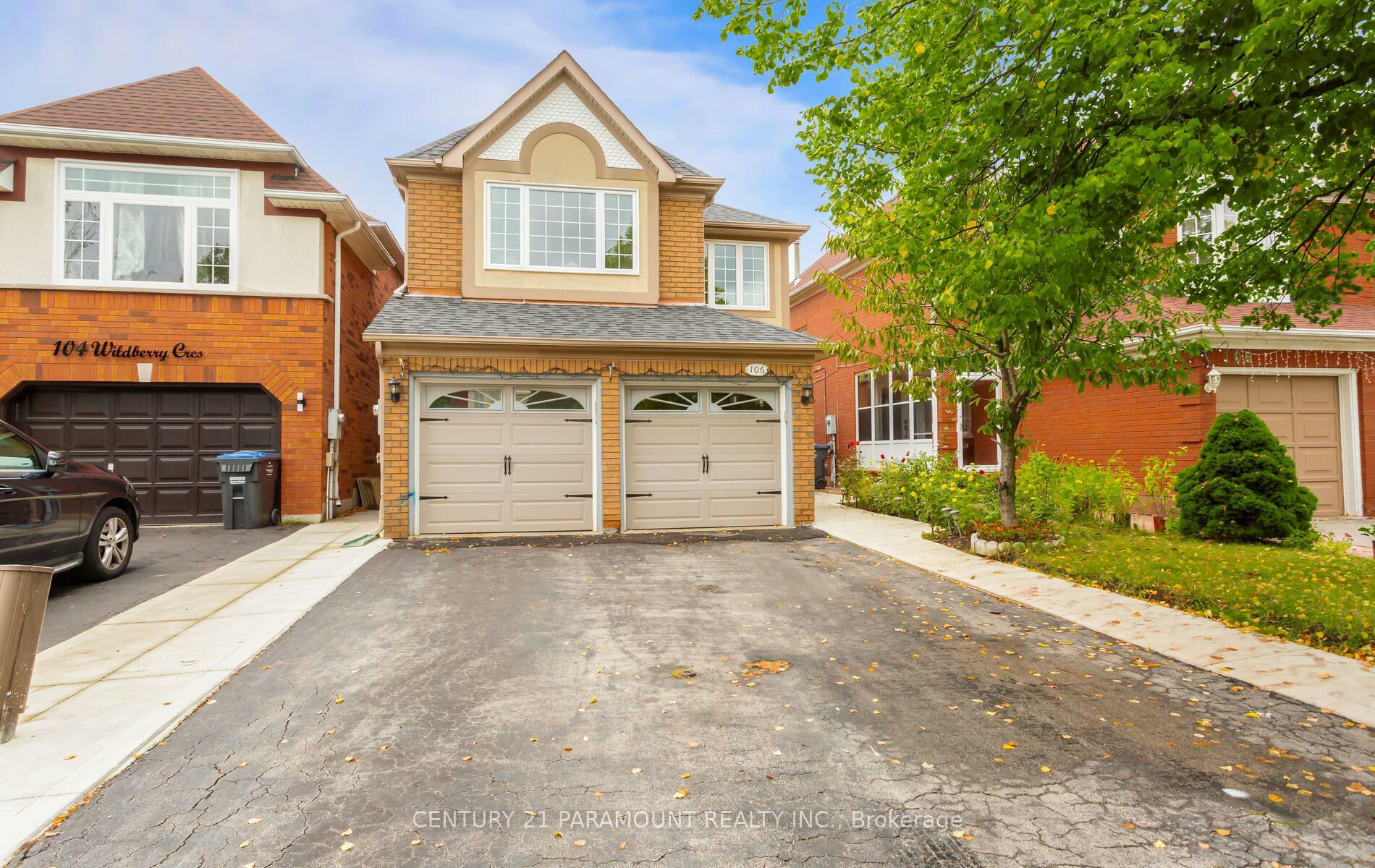 Property Photo: 106 Wildberry Crescent ON L6R 1J8