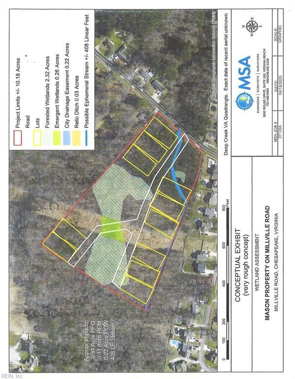 Property Photo: 10 Ac Millville Rd VA 23320
