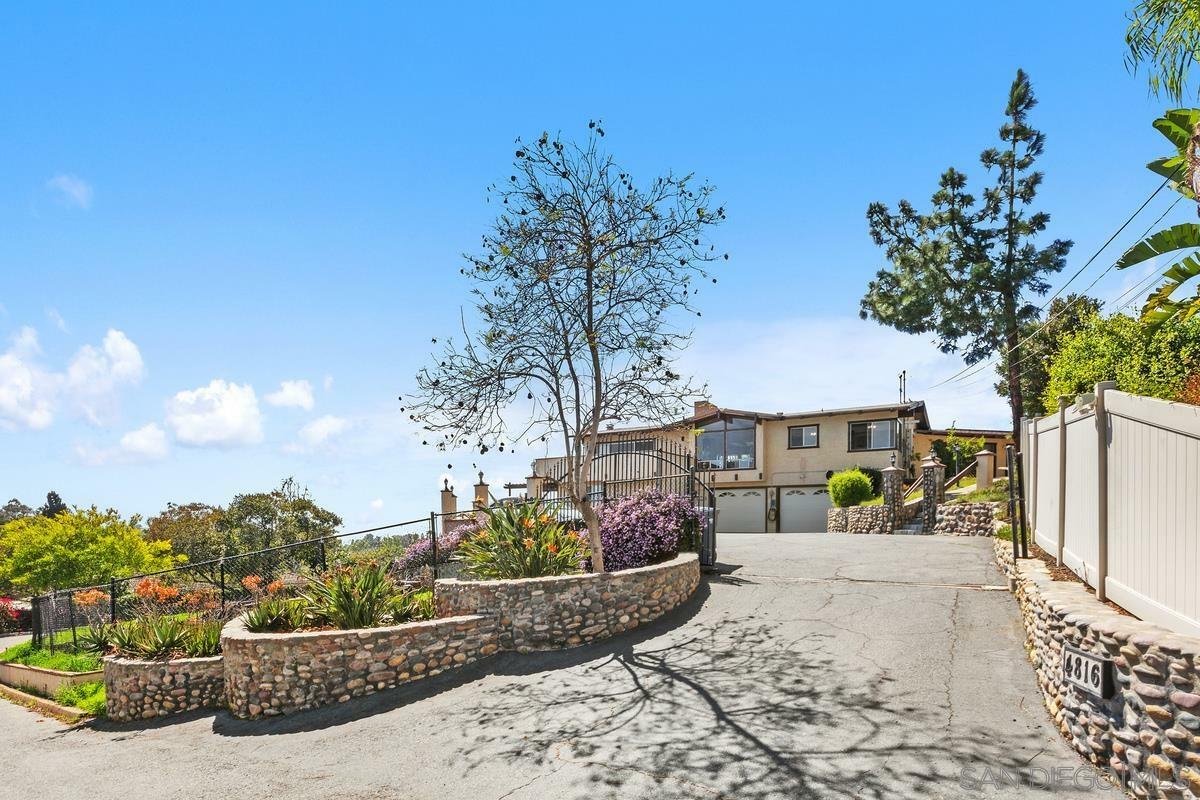 Property Photo: 4816 Redondo Dr CA 91941