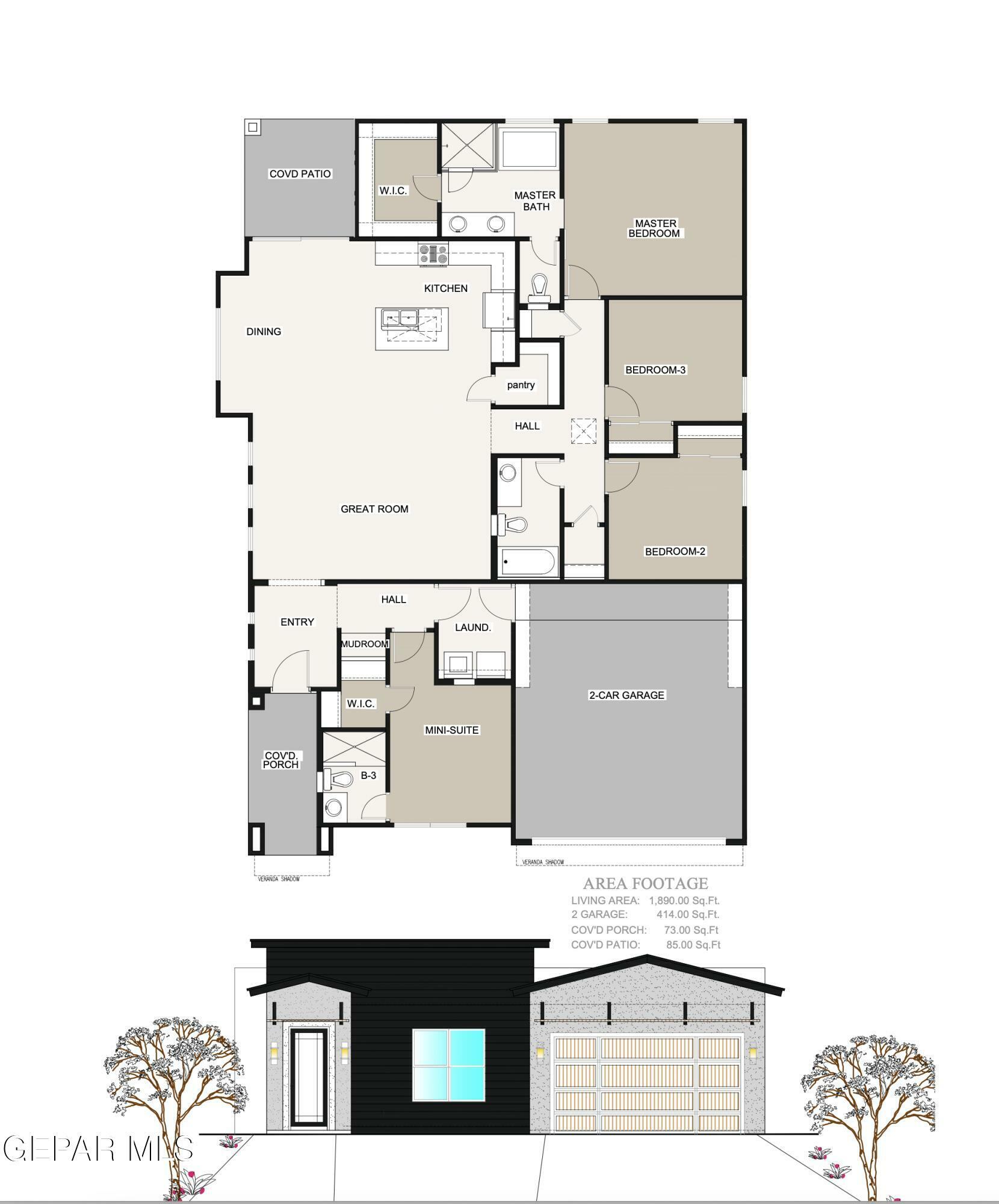 Property Photo: 1413 Dylan Place TX 79928