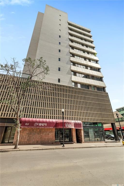 Property Photo: 1867 Hamilton Street 1105 SK S4P 2C2