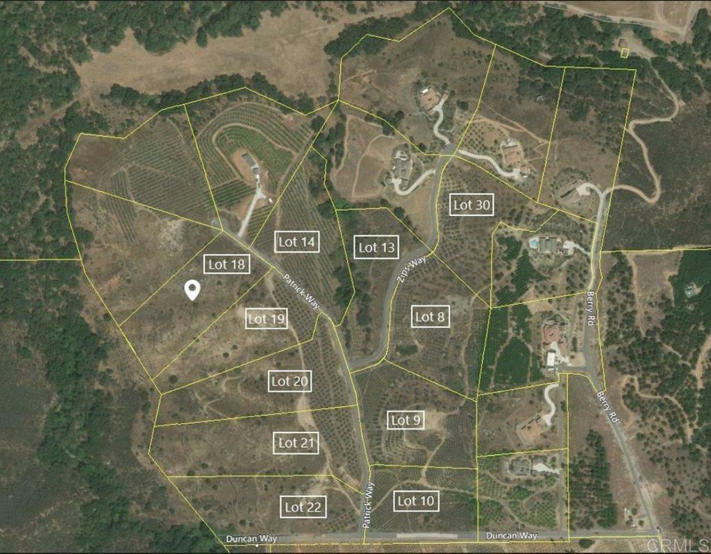 Property Photo: Lot 9 Patrick Way CA 92082