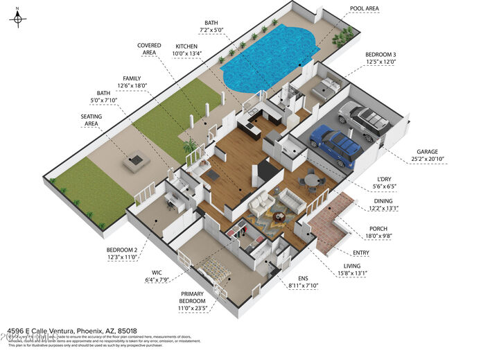 Property Photo:  4596 E Calle Ventura --  AZ 85018 