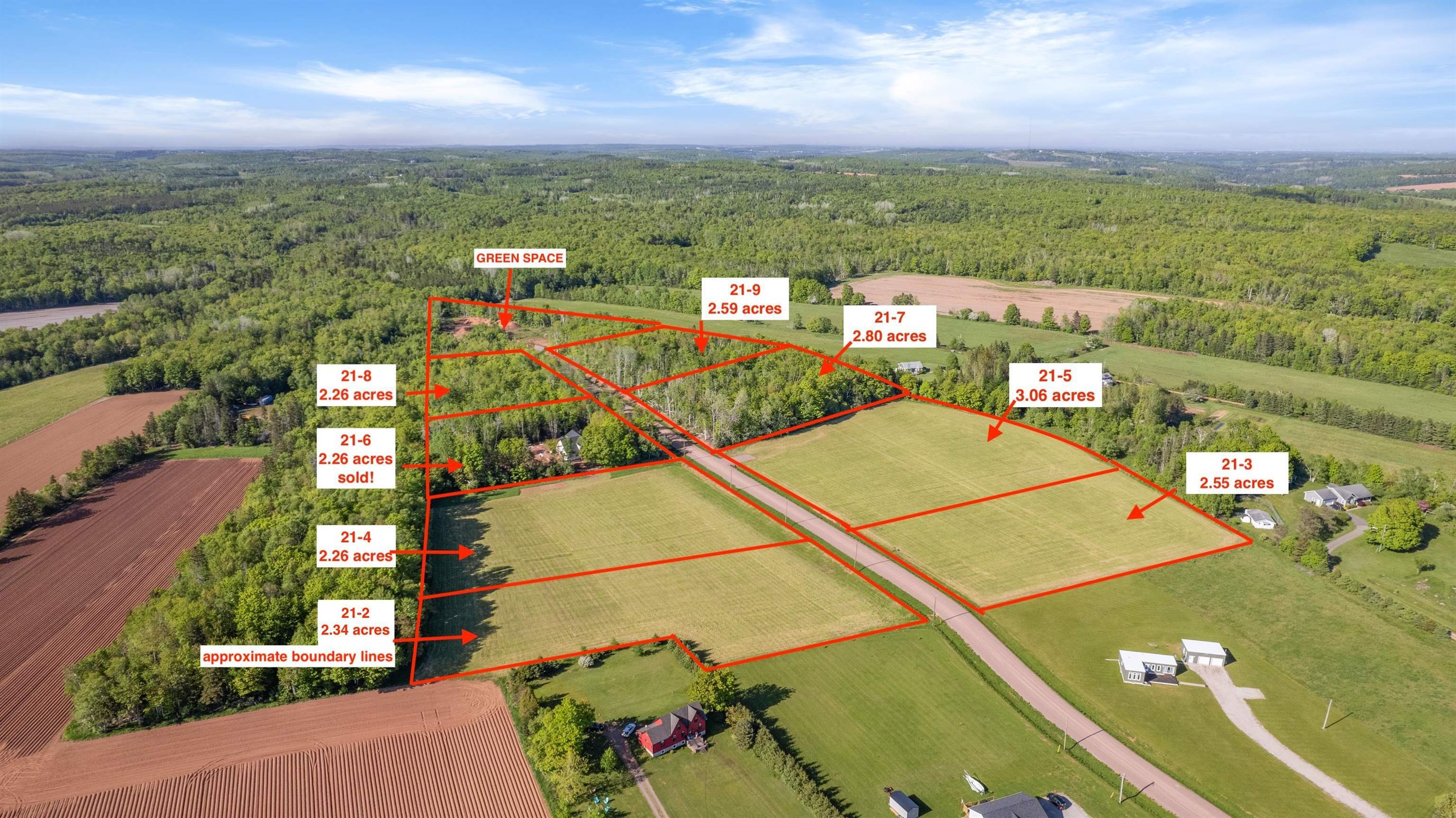Photo de la propriété:  Lot 21-8 Skyview Lane  PE C0A 1C0 