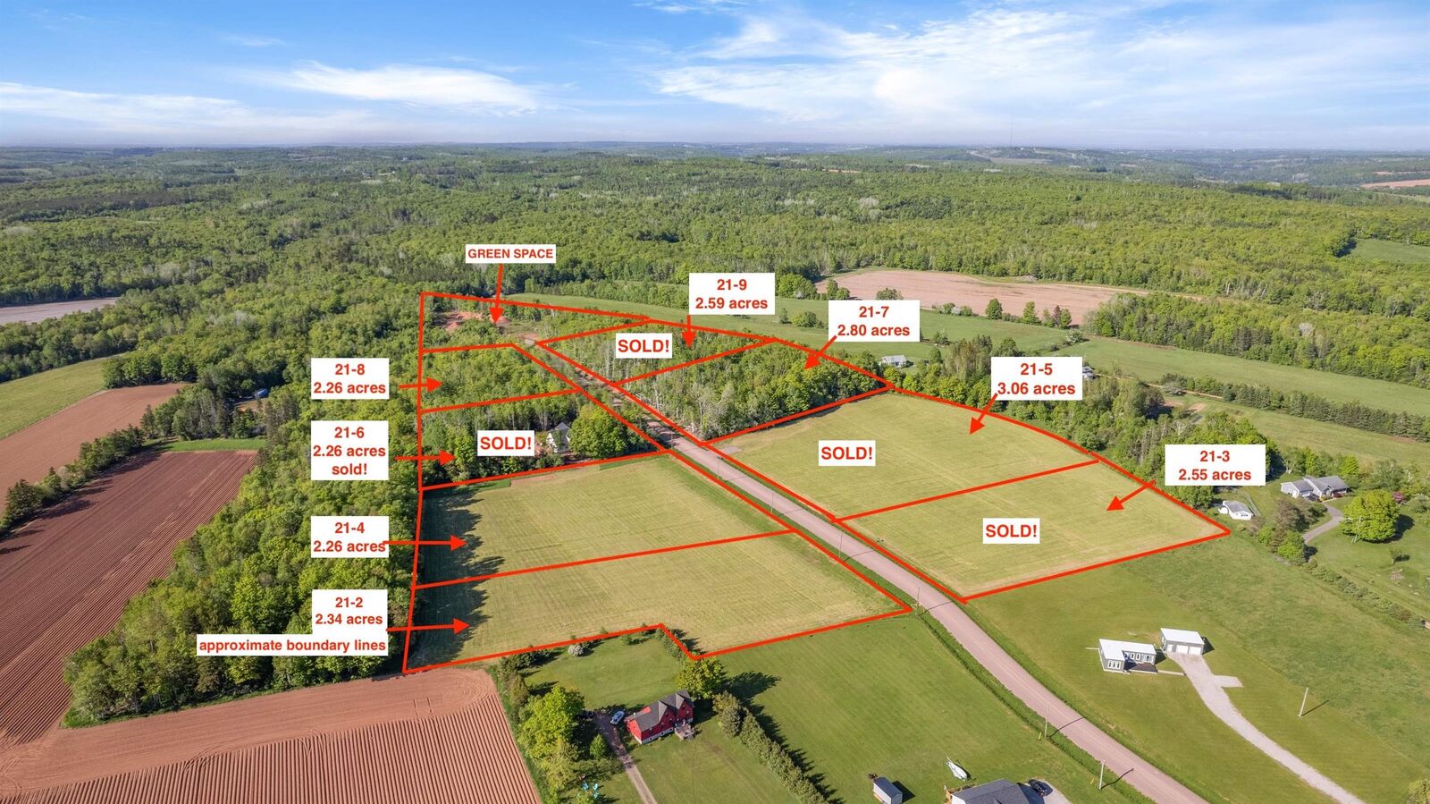 Photo de la propriété:  Lot 21-8 Skyview Lane  PE C0A 1C0 