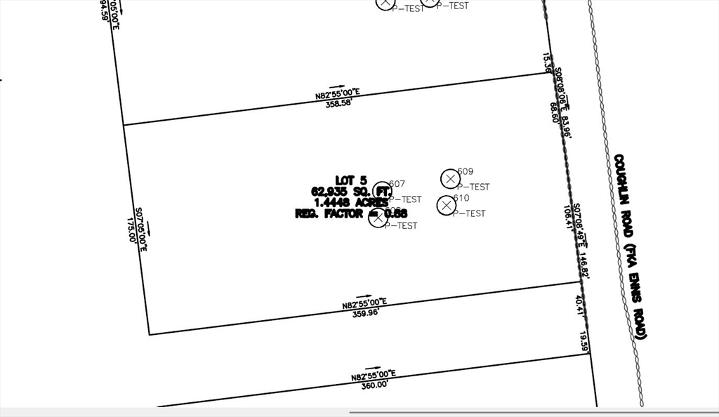 Property Photo: Lot 5 Coughlin MA 01537