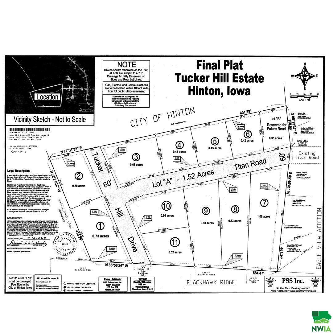 Property Photo: Lot 4 Titan Road IA 51024