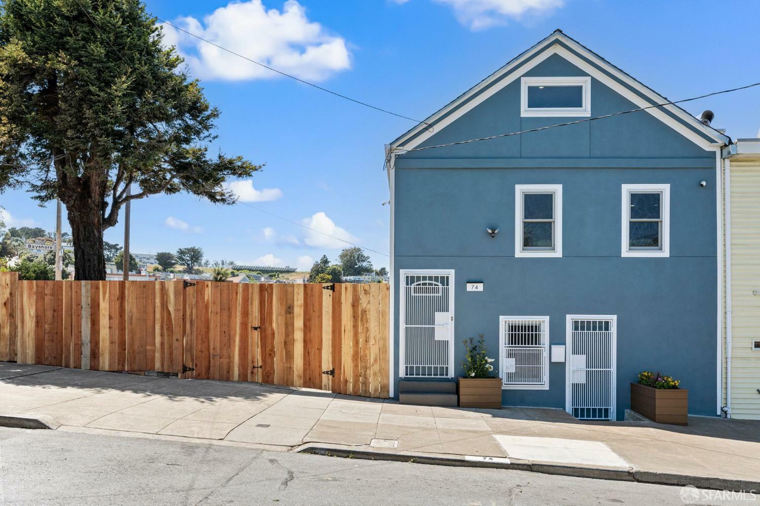 Property Photo: 74 Crane Street CA 94124