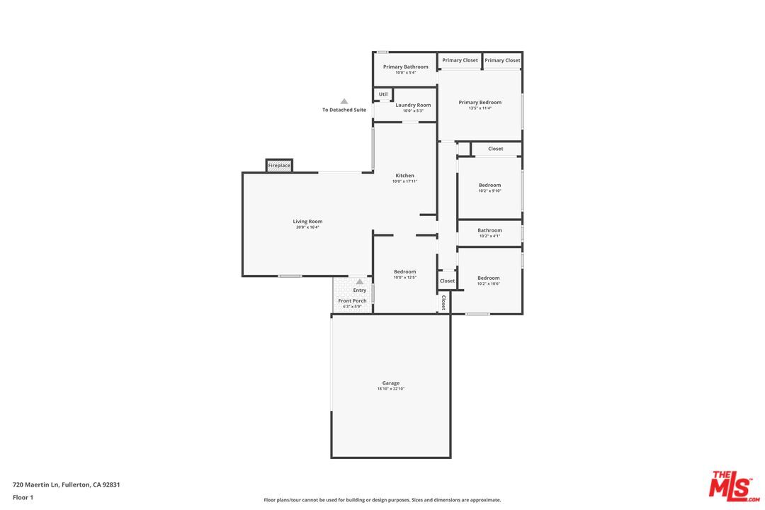 Property Photo: 720 Maertin Ln CA 92831