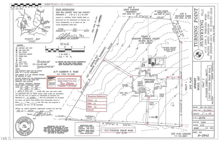 Property Photo:  15517 Possum Track Road  NC 27614 
