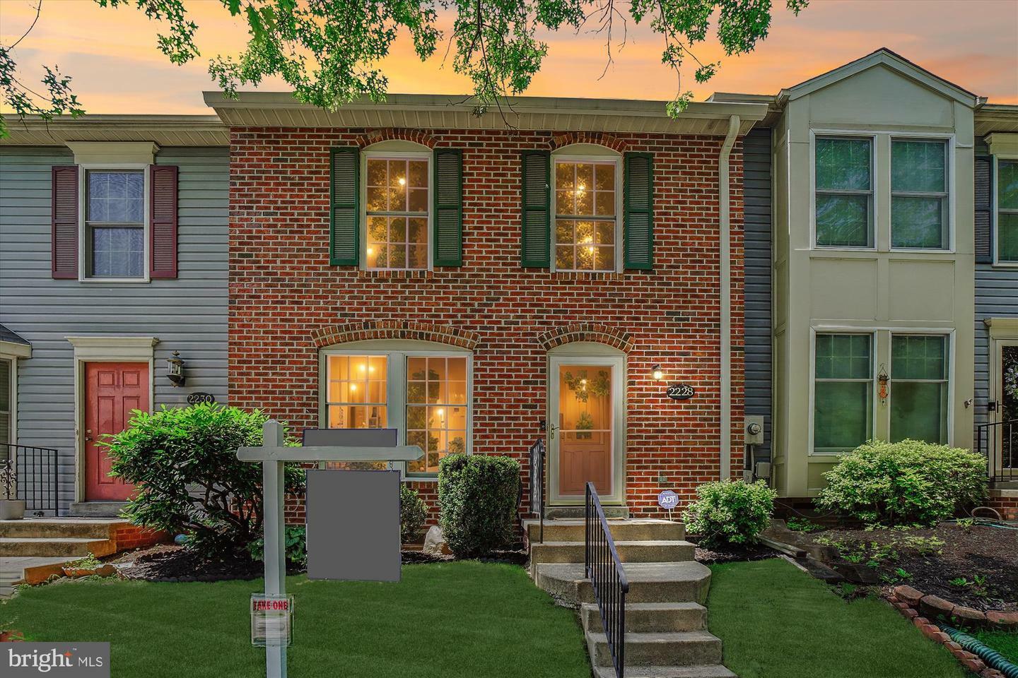Property Photo: 2228 W Palace Green Terrace MD 21702