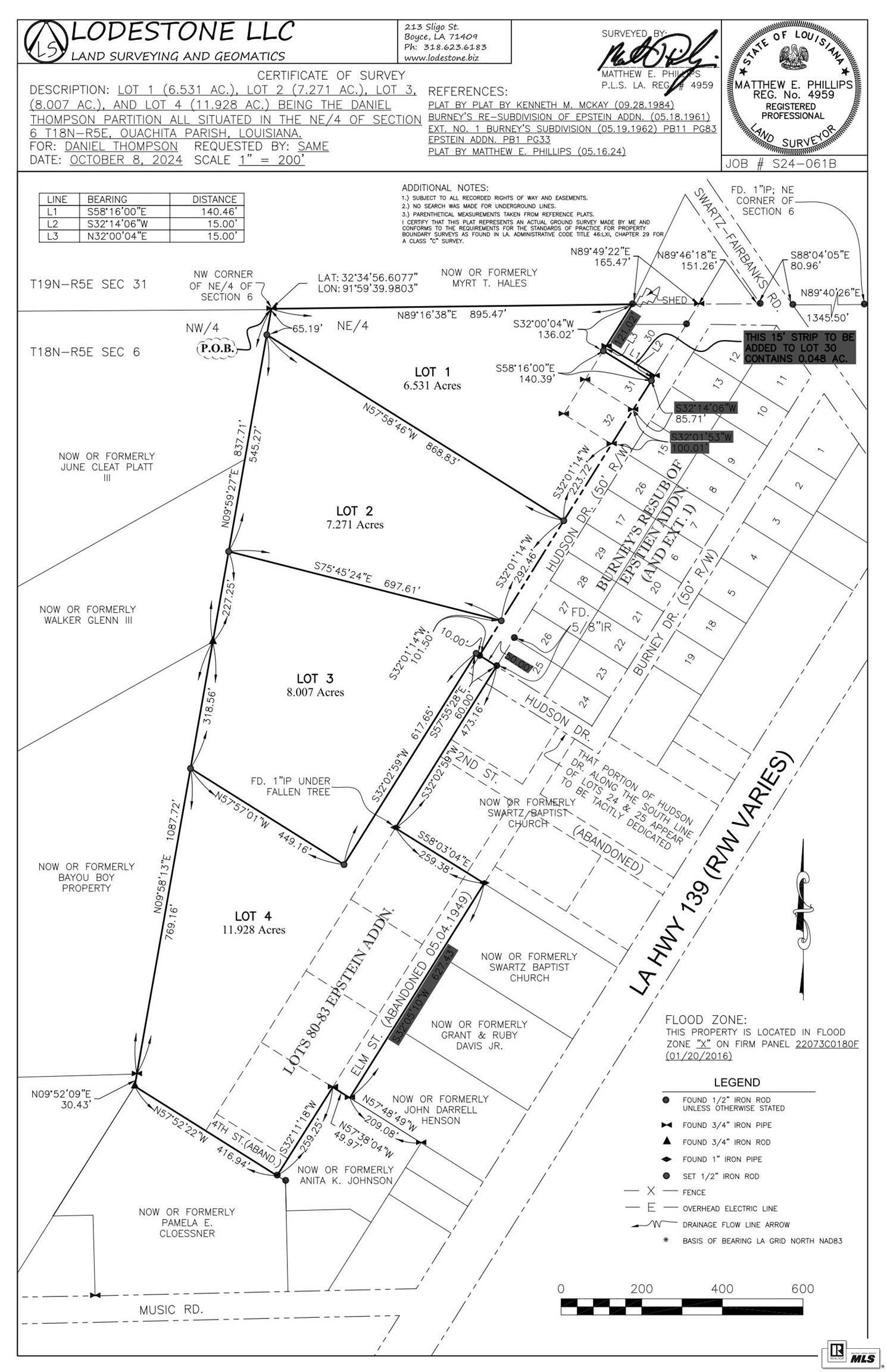 Property Photo: Lot 4 Hudson Drive LA 71203